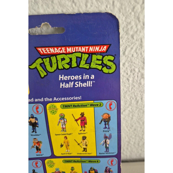 Teenage Mutant Ninja Turtles Reaction Super 7 TMNT Ray Fillet Figure Collectible - Picture 4 of 16